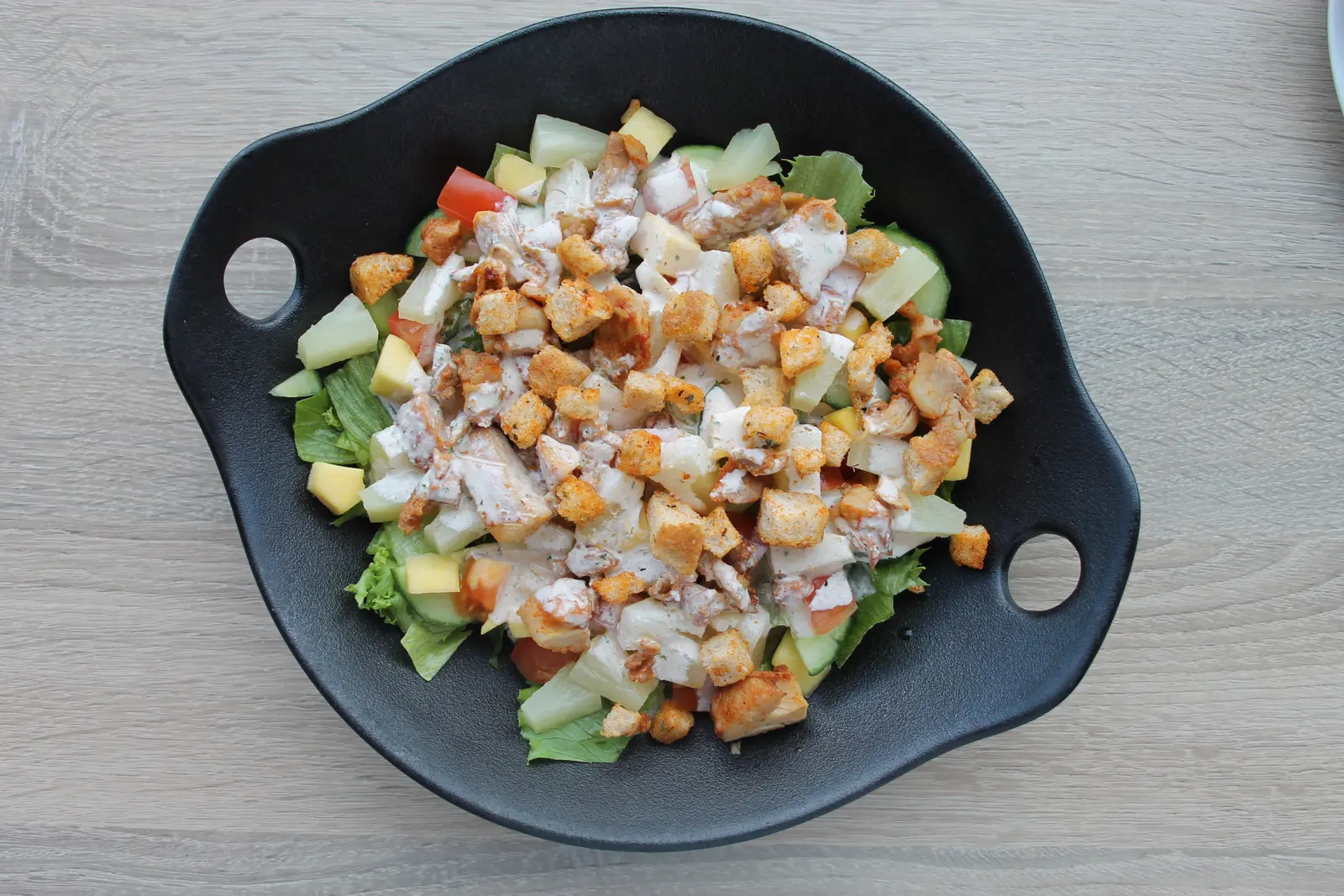 Salat med kylling